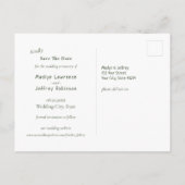 レイク素朴サイドの常緑反射は日付を保存 案内ポストカード (裏面)