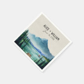 レイク素朴サイド結婚ナプキン スタンダードカクテルナプキン (角)