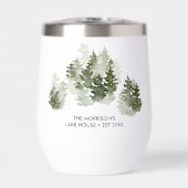 レイク素朴ハウスウォーターカラーパインツリーズカスタム (正面)