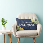 レイク素朴ハウスカスタムファミリーネームランバーピロー ランバークッション (椅子)