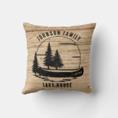 レイク素朴ハウスカスタムファミリーネーム クッション (裏面)
