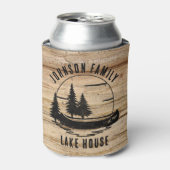 レイク素朴ハウスカスタムファミリーネーム 缶クーラー (缶正面)