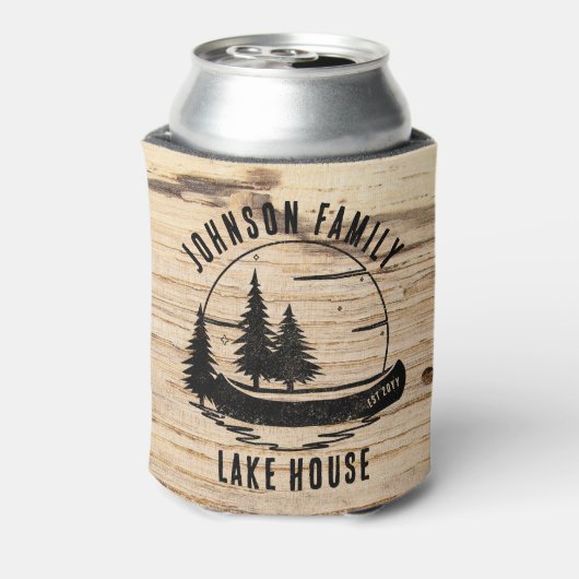 レイク素朴ハウスカスタムファミリーネーム 缶クーラー (缶裏面)