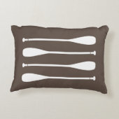 レイク素朴ハウスパドルで人生が良い アクセントクッション (裏面)