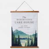 レイク素朴ハウス |ファミリ名 吊り下げ型タペストリー (正面)