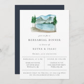 レイク素朴ビューリハーサルディナー 案内状 (正面/裏面)