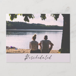 レイク結婚ビューの期日の変更 ポストカード