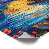 レイク絵画ス ポスター (角)