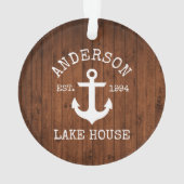 レイク航海のハウスいかりウッドファミリー名 オーナメント (裏面)