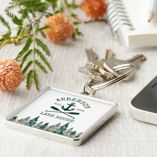 レイク航海のハウスファミリーネームいかりオールパインズ キーホルダー (側面)