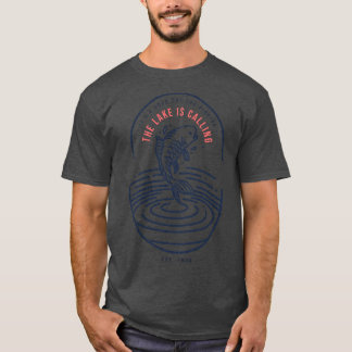 レイク魚釣りフィッシャーマン1 Tシャツ