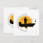 レイク魚釣りミシガン 招待状 (正面/裏面)