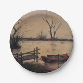 レイク魚釣り ペーパープレート (正面)