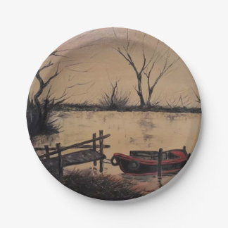 レイク魚釣り ペーパープレート