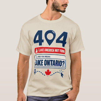 レイク・オンタリオ Tシャツ 湖アメリカが見つかりません 404