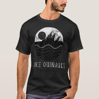 レイク クイニョール ヴィンテージ マウンテン ハイキング ワシントン Tシャツ