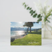 レイク・チェラン ワシントン州 陽光 旅行 フォト ポストカード (スタンド正面)