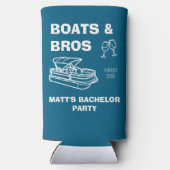 レイク バチュラー ボート アンド ブロス カスタム バチュラー パーティー スリム缶クーラー (裏面)