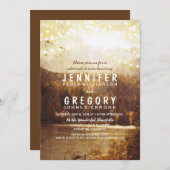 レイク&マウンテンリハー素朴サルディナー 招待状 (正面/裏面)