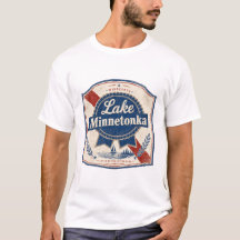レイク・ミネトンカ ヴィンテージバッジ Tシャツ