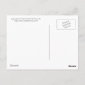 レイク・ラニエ3箱はがきbyアンジェラ・クレイ ポストカード (裏面)