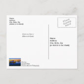 レイク・レイ・ハバード ロックウォール テキサス州 夕焼け すぐ元気になってね ポストカード (裏面)