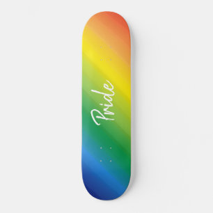 レイグラデーションンボーLGBTQプライドカラフル スケートボード