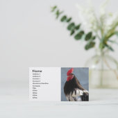 レイケンフェルダーの雄鶏 名刺 (スタンド正面)