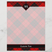 レイサイのマクロード氏族のタータン チラシ (裏面)