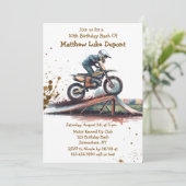 レイサーを改造:バイク誕生日Bash 招待状 (スタンド正面)