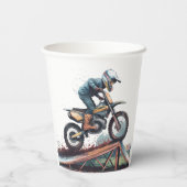 レイサーを改造：バイク誕生日Bash 紙コップ (裏面)