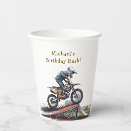 レイサーを改造：バイク誕生日Bash 紙コップ