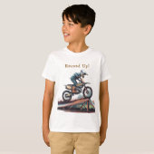 レイサーを改造：バイク誕生日Bash Tシャツ (正面フル)