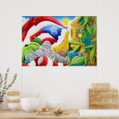 レイシズプエロリカアート ポスター (キッチン)