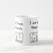 レイシーの定期的なテーブル名mag コーヒーマグカップ (中央)