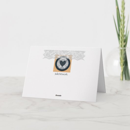 レイシーエレガントマザーズデイカードとハート シーズンカード (裏面)