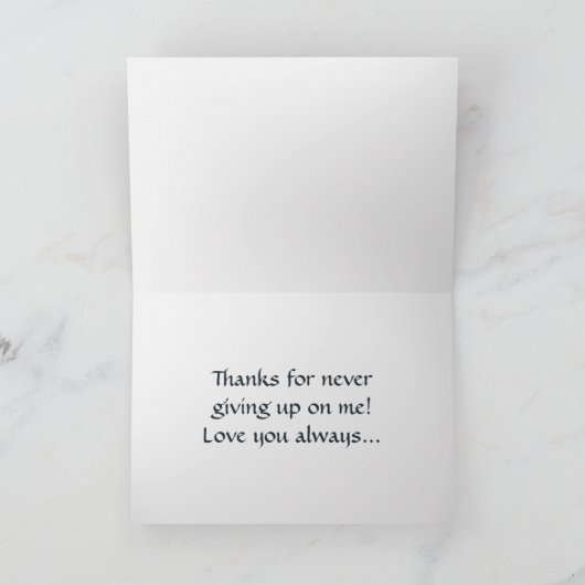 レイシーエレガントマザーズデイカードとハート シーズンカード (内部)