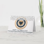 レイシーエレガントマザーズデイカードとハート シーズンカード (正面)