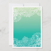 レイシーランジェリーシャワー招待状 招待状 (裏面)