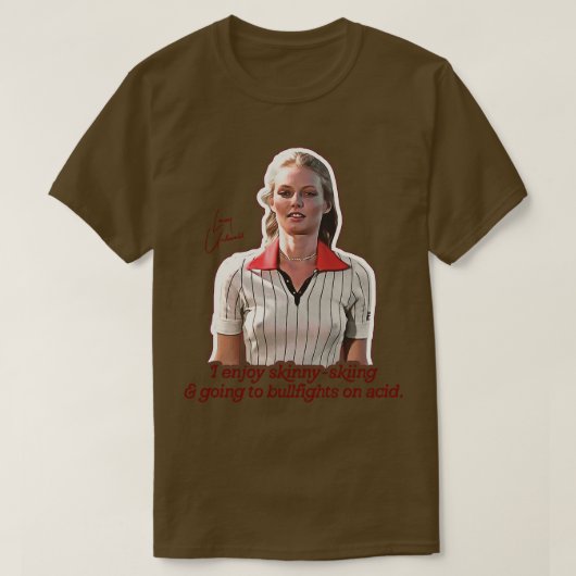 レイシー・アンダーオールが楽しめる Tシャツ (デザイン正面)