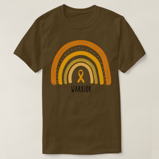 レイジングサポートアンプ認識度オレンジレインボー Tシャツ (デザイン正面)