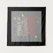 レイジーのモチベーションライフスタイルデザイン タペストリー (正面(横))