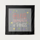 レイジーのモチベーションライフスタイルデザイン タペストリー (正面)