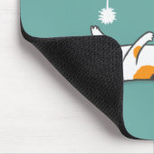 レイジーカリコキャット |かわいいペット子猫恋人のマウスパッド マウスパッド (コーナー)