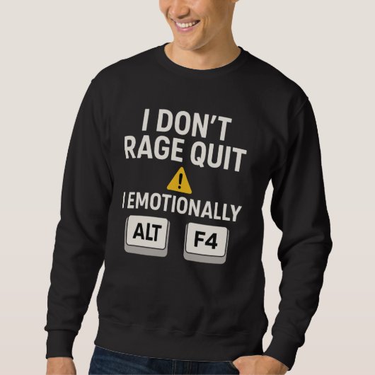 レイジーキットゲーマーTシャツ スウェットシャツ (正面)