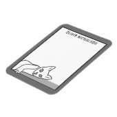 レイジーキットンアートパーソナライズされたノベルティ猫 マグネット (左側)