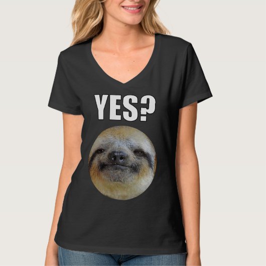 レイジーススおもしろいYes Tシャツ (正面)