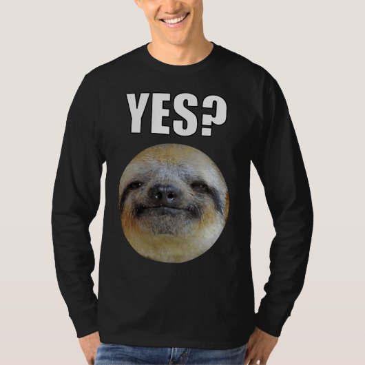 レイジーススおもしろいYes Tシャツ (正面)