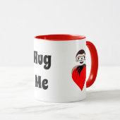 レイジースロスハグアカラブハート マグカップ (正面右)