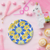 レイジーデイジープレート ペーパープレート (パーティー)